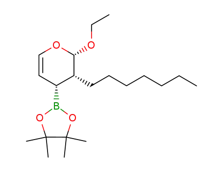 (2S,3R,4R)-2-Ethoxy-3-heptyl-4-(4,4,5,5-tetramethyl-[1,3,2]dioxaborolan-2-yl)-3,4-dihydro-2H-pyran