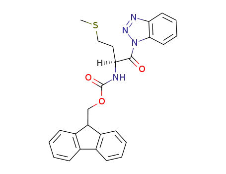 9H-fluoren-9-ylmethyl N-[(1S)-1-(1H-1,2,3-benzotriazol-1-ylcarbonyl)-3-(methylsulfanyl)propyl]carbamate