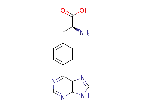 (S)-3-{4-[9H-purin-6-yl]phenyl}-2-aminopropanoic acid