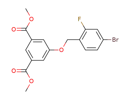 5-(4-bromo-2-fluoro-benzyloxy)-isophthalic acid dimethyl ester