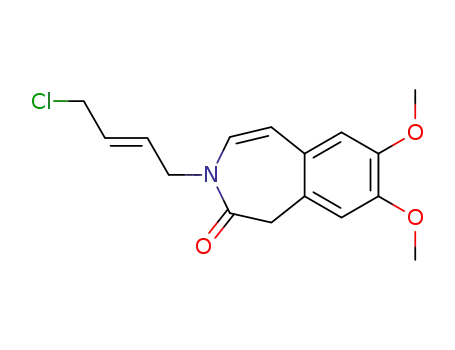 trans-3-(4-chloro-2-butenyl)-7,8-dimethoxy-1,3-dihydro-2H-benzo[d]azepin-2-one