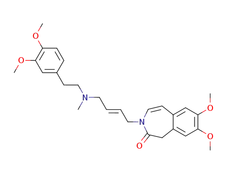 3-((E)-4-{[2-(3,4-dimethoxyphenyl)ethyl]methylamino}but-2-enyl)-7,8-dimethoxy-1,3-dihydro-benzo[d]azepin-2-one