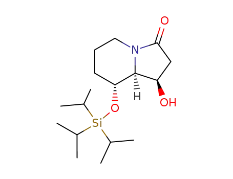 (1R,8R,8aS)-1-hydroxy-8-(triisopropylsilyloxy)-tetrahydroindolizin-3(1H,2H,5H)-one