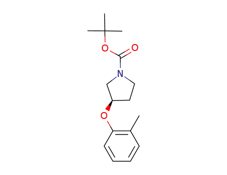 3-o-tolyloxy-pyrrolidine-1-carboxylic acid tert-butyl ester