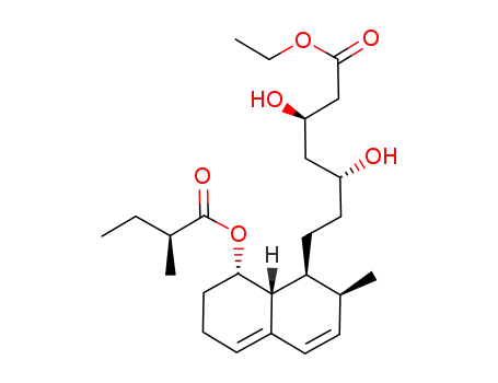 3,5-dihydroxy-7-[2-methyl-8-(2-methyl-butyryloxy)-1,2,6,7,8,8a-hexahydro-naphthalen-1-yl]-heptanoic acid ethyl ester