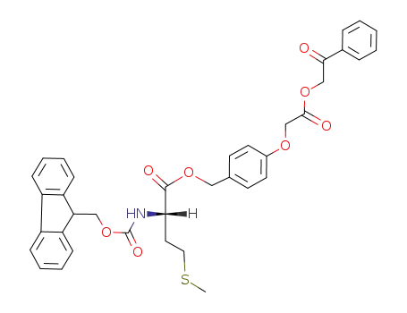 4-(Fmoc-methionyloxymethyl)phenoxyacetic acid 2-phenacyl ester