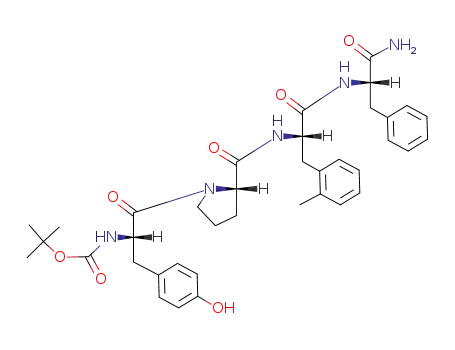 Nα-tert-butyloxycarbonyl-L-tyrosyl-L-prolyl-2'-methyl-L-phenylalanyl-L-phenylalanylamide