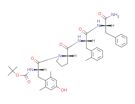 Nα-tert-butyloxycarbonyl-2',6'-dimethyl-L-tyrosyl-L-prolyl-2'-methyl-L-phenylalanyl-L-phenylalanylamide
