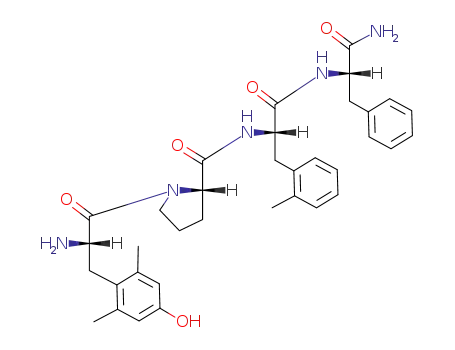 2',6'-dimethyl-L-tyrosyl-L-prolyl-2'-methyl-L-phenylalanyl-L-phenylalanylamide
