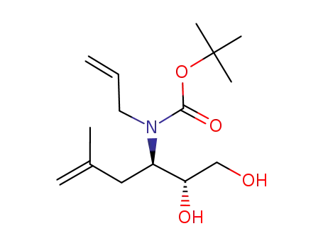 (2R,3R)-N-allyl-N-(tert-butoxycarbonyl)-3-amino-5-methyl-5-hexen-1,2-diol