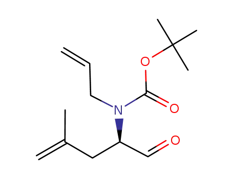 (+)-(2R)-N-allyl-N-(tert-butoxycarbonyl)-2-amino-4-methyl-4-pentenaldehyde