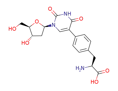 (S)-2-amino-3-{4-[1-(2-deoxy-β-D-erythro-pentofuranosyl)-2,4-dioxo-1,2,3,4-tetrahydropyrimidin-5-yl]phenyl}propanoic acid