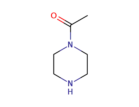 Molecular Structure of 13889-98-0 (1-Acetylpiperazine)