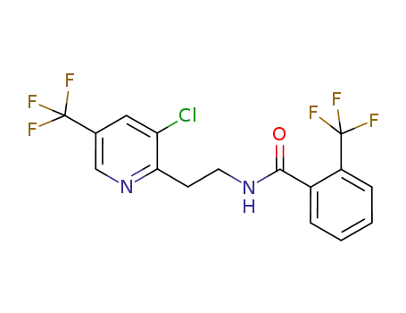 Benzamide,  N-[2-[3-chloro-5-(trifluoromethyl)-2-pyridinyl]ethyl]-2-(trifluoromethyl)-