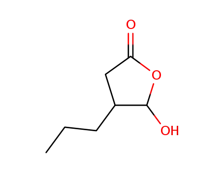 Molecular Structure of 357338-44-4 (2(3H)-Furanone, dihydro-5-hydroxy-4-propyl-)
