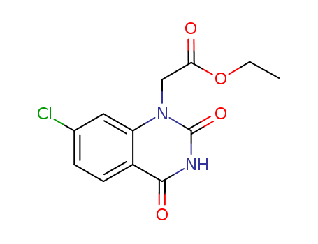 1(2H)-Quinazolineaceticacid, 7-chloro-3,4-dihydro-2,4-dioxo-, ethyl ester