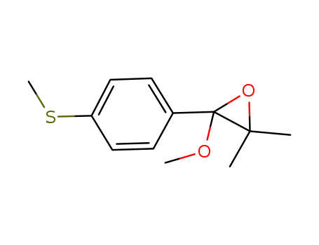 2-methoxy-3,3-dimethyl-2-(4-methylthiophenyl)oxirane