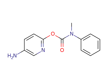 Molecular Structure of 548769-49-9 (Carbamic acid, methylphenyl-, 5-amino-2-pyridinyl ester)