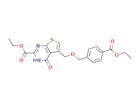 ethyl 5-{[({4-[(ethyloxy)carbonyl]phenyl}methyl)oxy]methyl}-4-oxo-3,4-dihydrothieno[2,3-d]pyrimidine-2-carboxylate
