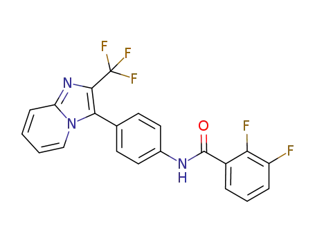 2,3-difluoro-N-[4-(2-trifluoromethyl-imidazo[1,2-a]pyrid-3-yl)-phenyl]-benzamide