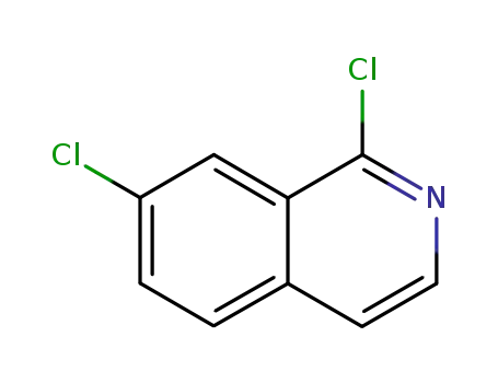 Molecular Structure of 70810-24-1 (1,7-Dichloroisoquinoline)