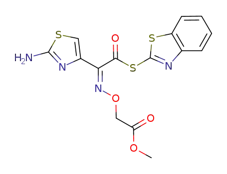 2-mercapto-1,3-benzothiazolyl-(Z)-2-(2-aminothiazol-4-yl)-2-(methoxycarbonyl)-methoxyimino acetate