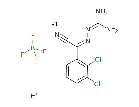 (Z)-N-guanyl-2-(2,3-dichlorophenyl)-2-imino-acetonitrile tetrafluoroborate