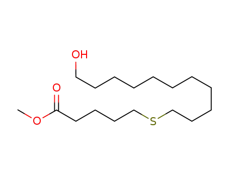 methyl 17-hydroxy-6-thia-heptadecanoate