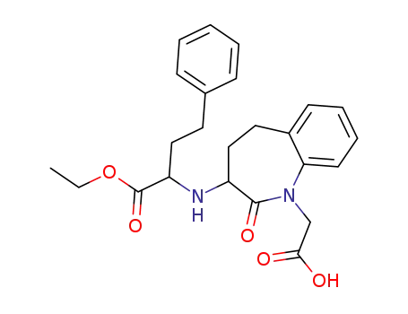 2-[3-[(1-ethoxy-1-oxo-4-phenylbutan-2-yl)amino]-2-oxo-4,5-dihydro-3H-1-benzazepin-1-yl]acetic acid