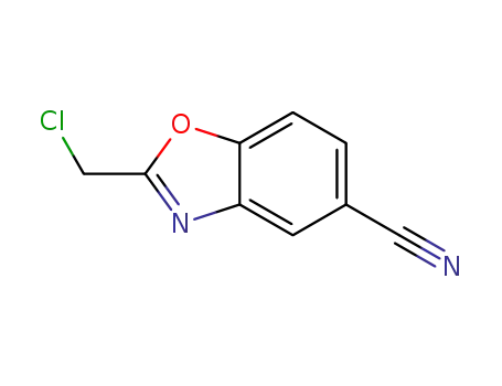 2-(chloromethyl)benzo[d]oxazole-5-carbonitrile