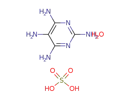 2,4,5,6-tetraminopyrimidine sulfate monohydrate