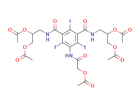 5-(acetoxyacetylamino)-N,N'-bis(2,3-diacetoxypropyl)-2,4,6-triiodoisophthalamide