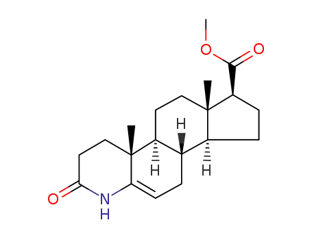 3-carbonyl-4-aza-5-androstene-17β-carboxylic acid methyl ester