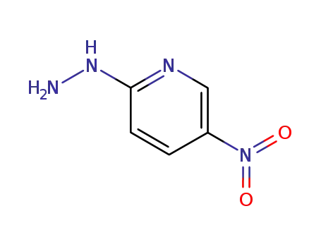 Molecular Structure of 6343-98-2 ((5-nitropyridin-2-yl)hydrazine)