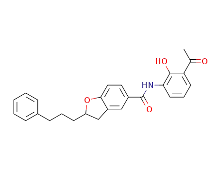 N-(3-Acetyl-2-hydroxyphenyl)-2-(3-phenylpropyl)2,3-dihydrobenzofuran-5-carboxamide