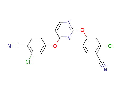2,4-bis(3-chloro-4-cyanophenoxy)pyrimidine