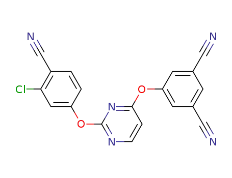 5-[2-(3-chloro-4-cyanophenoxy)pyrimidin-4-yloxy]isophthalonitrile