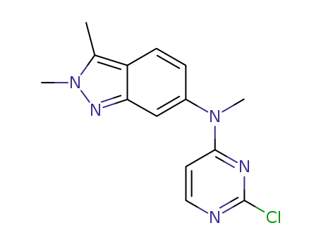 2,3-dimethyl-N-(2-chloropyrimidin-4-yl)-N-methyl-2H-indazole-6-amine