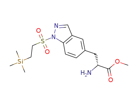 (R)-2-amino-3-[1-(2-trimethylsilanyl-ethanesulfonyl)-1H-indazol-5-yl]-propionic acid methyl ester