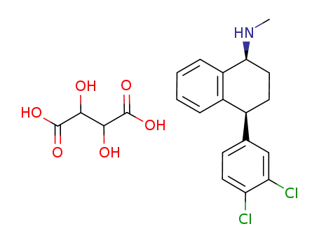 sertraline L-tartaric acid salt