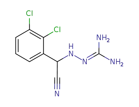 2-(2,3-dichlorophenyl)-2-(guanidinylamino)acetonitrile