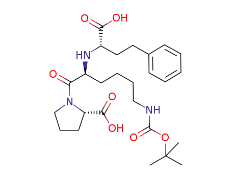 (S)-1-[N2-(1-carboxy-3-phenylpropyl)-L-lysyl(boc)]-L-proline