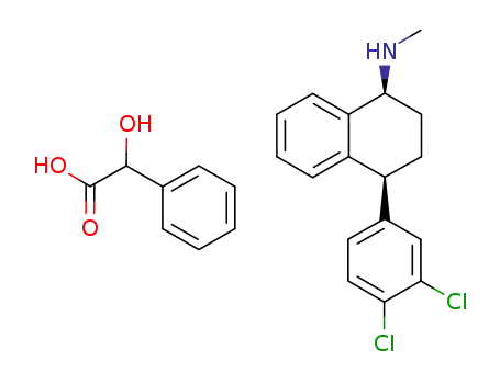 [(1S,4S)-4-(3,4-dichloro-phenyl)-1,2,3,4-tetrahydro-naphthalen-1-yl]-methyl-amine D(-)mandelate