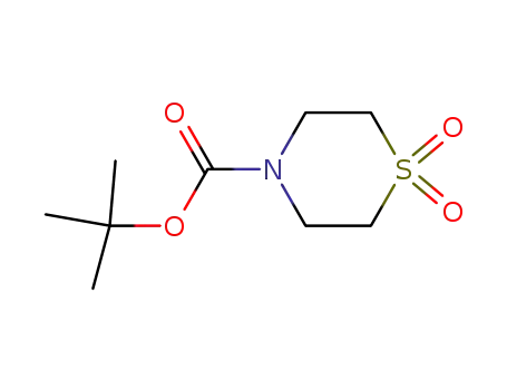 tert-butyl thiomorpholine-4-carboxylic acid-1,1-dioxide