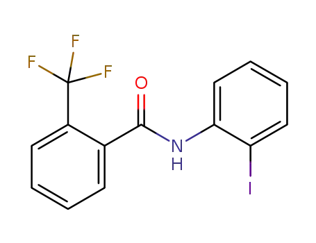 Molecular Structure of 362694-31-3 (N-(2-iodophenyl)-2-(trifluoromethyl)benzamide)