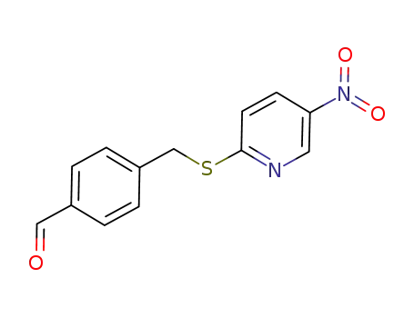 4-((5-nitropyridine-2-yl)thiomethyl)benzaldehyde