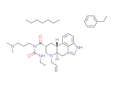 Cabergoline ethylbenzene/n-heptane