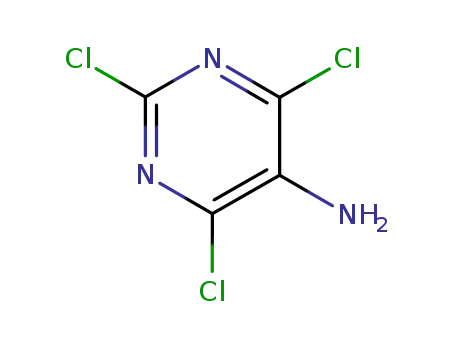 5- 아미노 -2,4,6- 트리클로로 피리 미딘