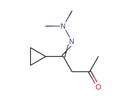 4-cyclopropyl-4-(2,2-dimethylhydrazono)butan-2-one