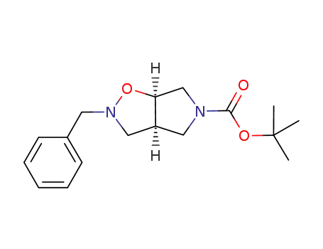 (+/-)-1,1-dimethylethyl-2-(phenylmethyl)hexahydro-5H-pyrrolo[3,4-d]isoxazole-5-carboxylate